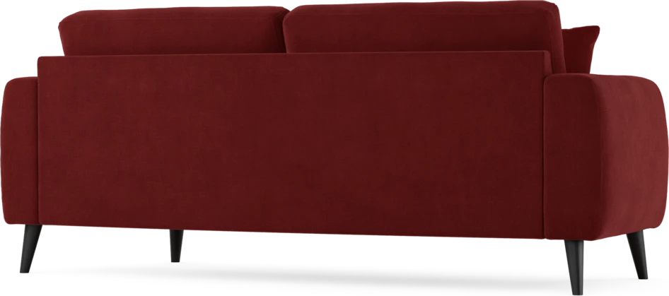 Eden - 2,5-sits soffa svängd - Röd