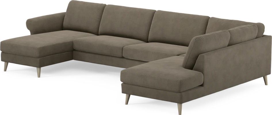 Bridge - 3-sits soffa med schäslong vänster och divan höger - Beige