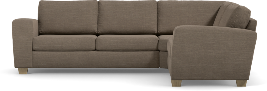 Friday - Hörnsoffa, 2,5+1,5-sits - Brun