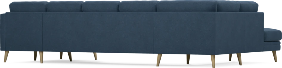 Eden - 3-sits soffa med divan vänster och schäslong höger - Blå