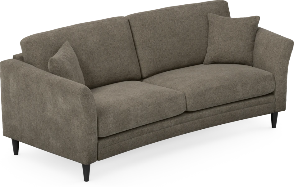 Eden - 2,5-sits soffa svängd - Brun