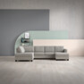 Nevada - 3-sits soffa med divan vänster och schäslong höger - Beige