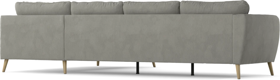 County - 3-sits soffa med divan höger - Grå