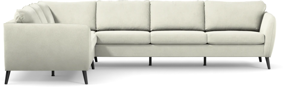 County - Hörnsoffa, 2+3-sits - Vit
