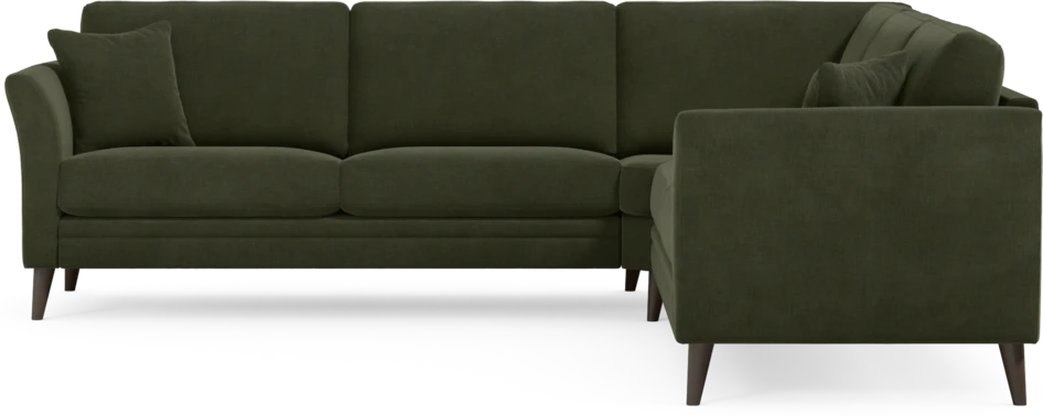 Eden - Hörnsoffa, 2,5+2,5-sits - Grön