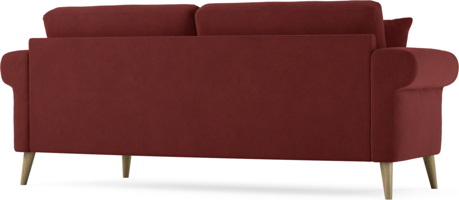 Eden - 2,5-sits soffa svängd - Röd