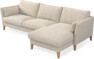 Winston - 3-sits soffa med schäslong, vändbar - Beige