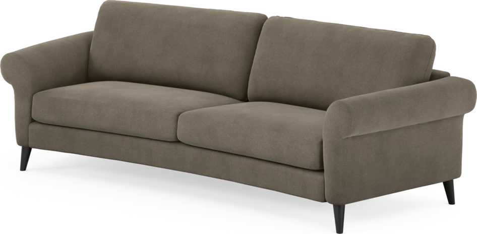 Bridge - 3-sits soffa svängd - Beige