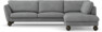 Madison Lux - 3-sits soffa med divan höger - Vit