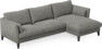 Winston - 3-sits soffa med schäslong, vändbar - Grå