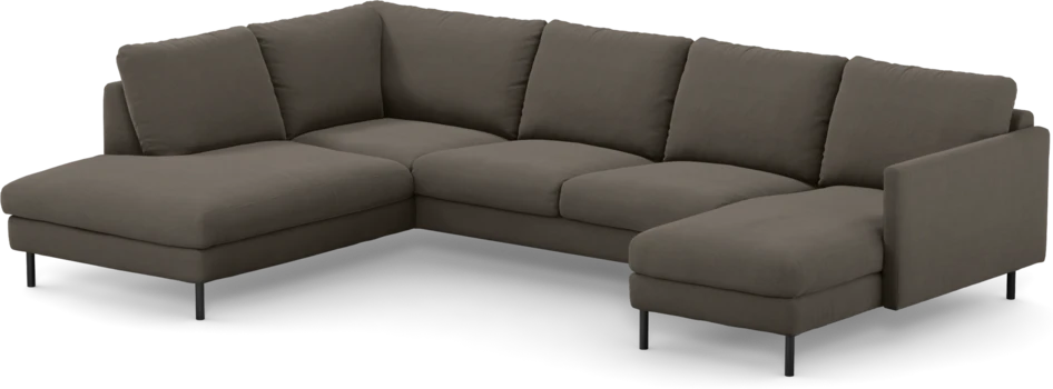 Madison Lux - 2-sits soffa med divan vänster och schäslong höger - Beige