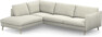 Madison - 3-sits soffa med divan vänster - Vit