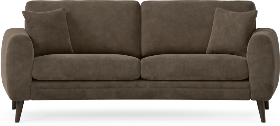 Eden - 2,5-sits soffa svängd - Brun