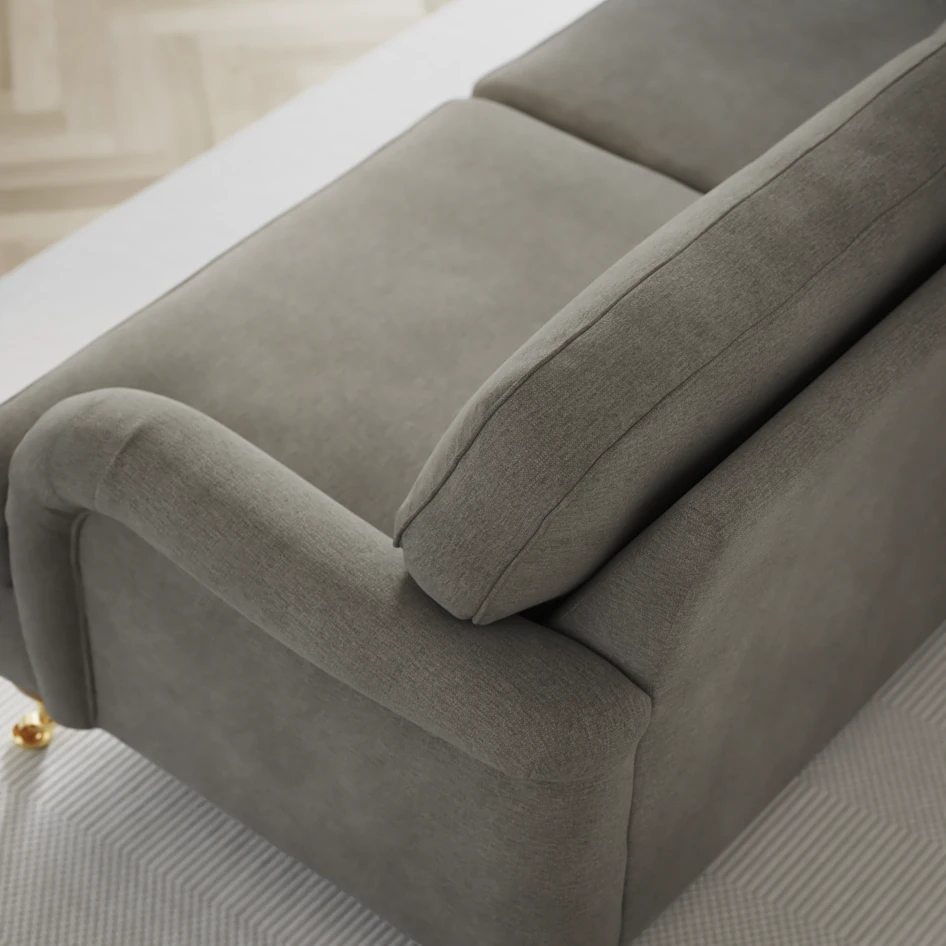 Oxford - 3-sits soffa svängd - Grå