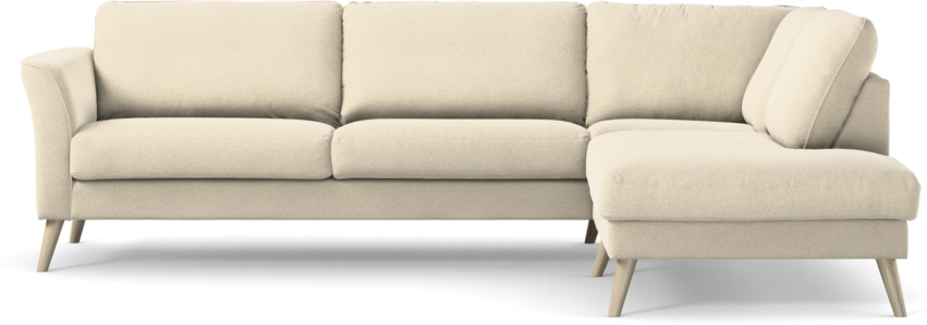 Bridge - 3-sits soffa med divan höger - Beige