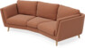 Madison - 3-sits soffa svängd, 70 cm - Orange