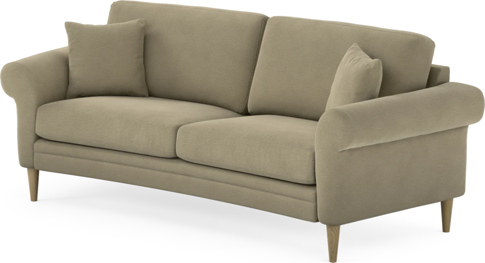 Eden - 2,5-sits soffa svängd - Beige
