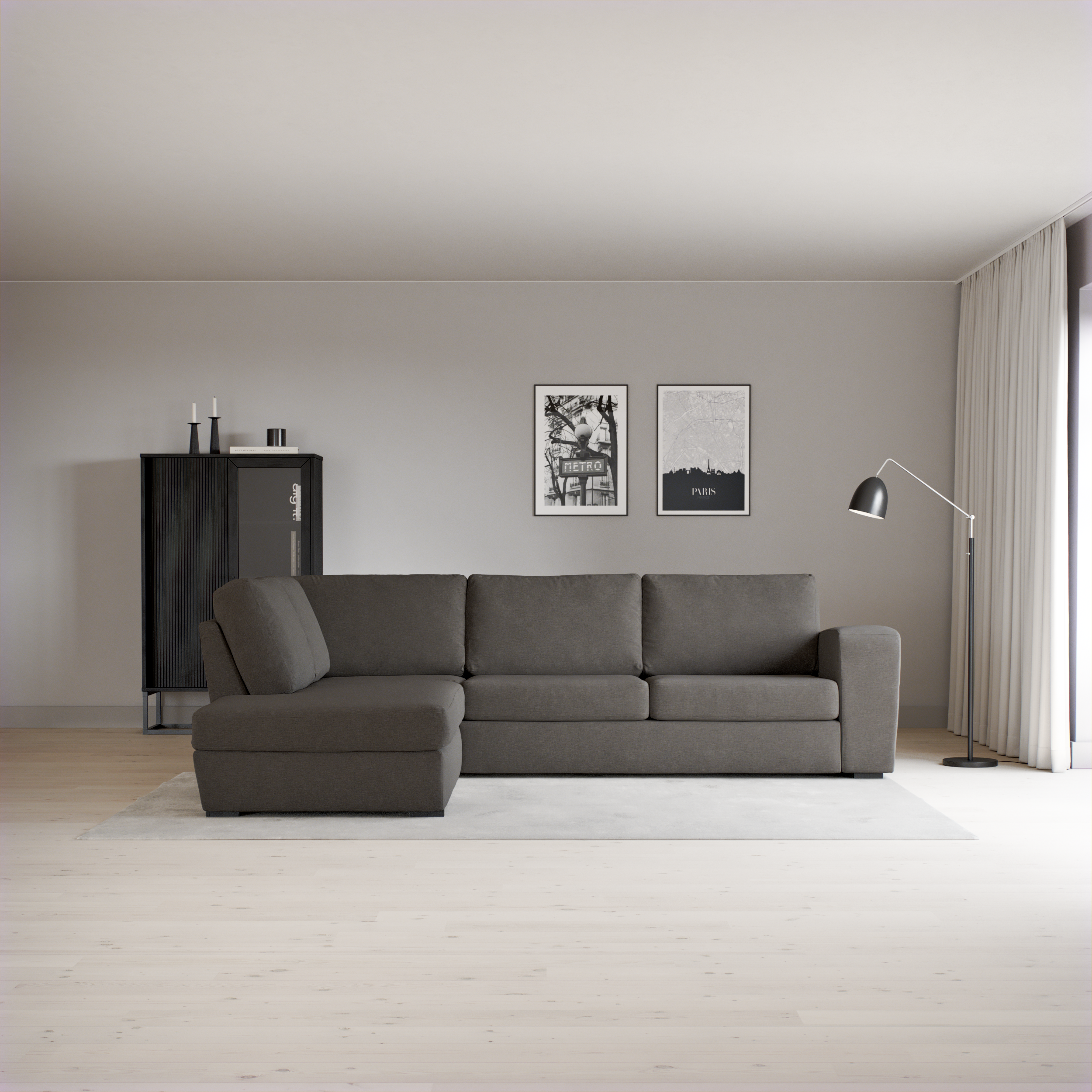 Friday - 2,5-sits soffa med divan vänster - inspiration