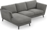 Madison Lux - 2-sits soffa med schäslong vänster - Grå