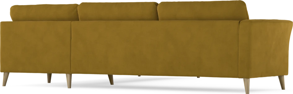 Bridge - Hörnsoffa, 3+3-sits - Gul