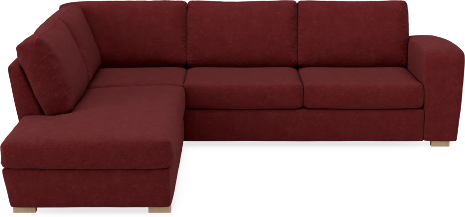 Friday - 2,5-sits soffa med divan vänster - Rosa