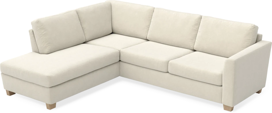 Friday - 2,5-sits soffa med divan vänster - Beige