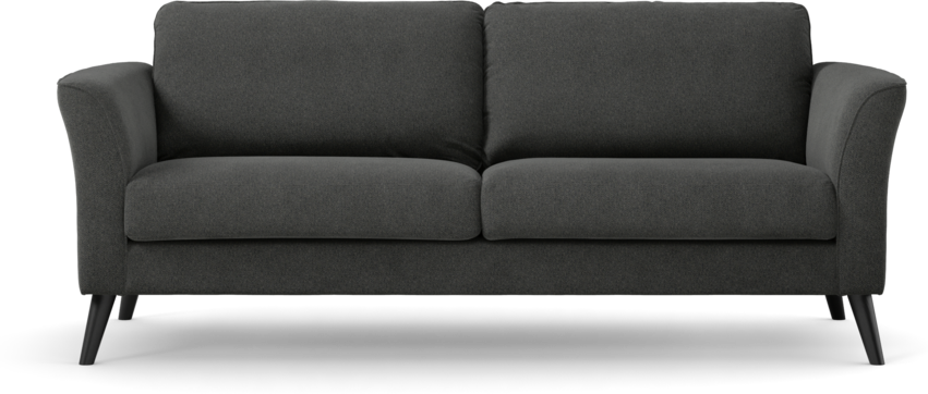 Bridge - 3-sits soffa - Svart