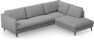 Madison Lux - 3-sits soffa med divan höger - Grå