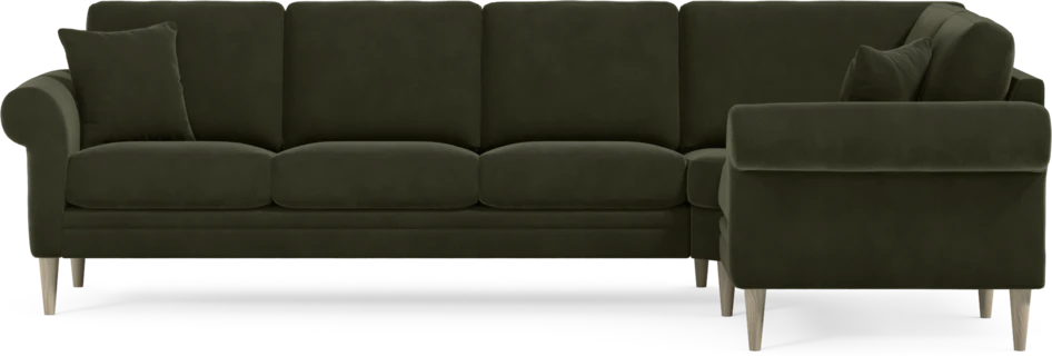 Eden - Hörnsoffa, 3+1-sits - Grön