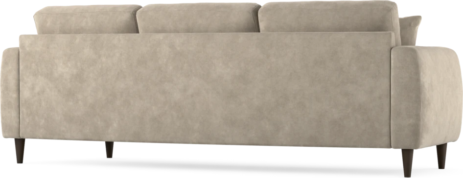 Eden - 3-sits soffa svängd - Beige