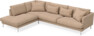 Harper - 3-sits soffa med divan vänster - Gul