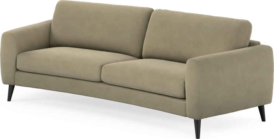 Bridge - 3-sits soffa svängd - Beige
