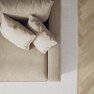 Rossi - 2-sits med armstöd vänster - Beige