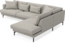 Harper - 3-sits soffa med divan höger - Beige