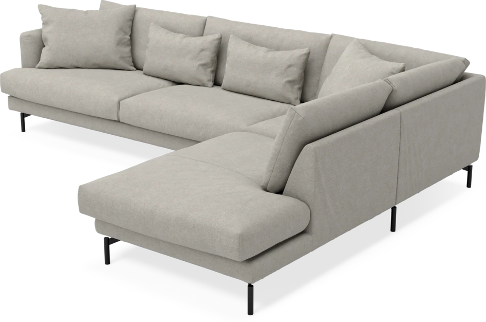 Harper - 3-sits soffa med divan höger - Beige