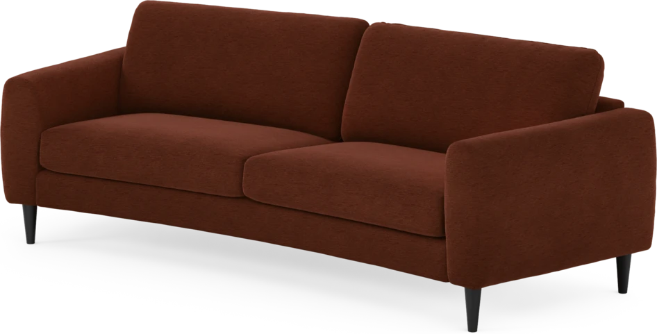 Bridge - 3-sits soffa svängd - Orange