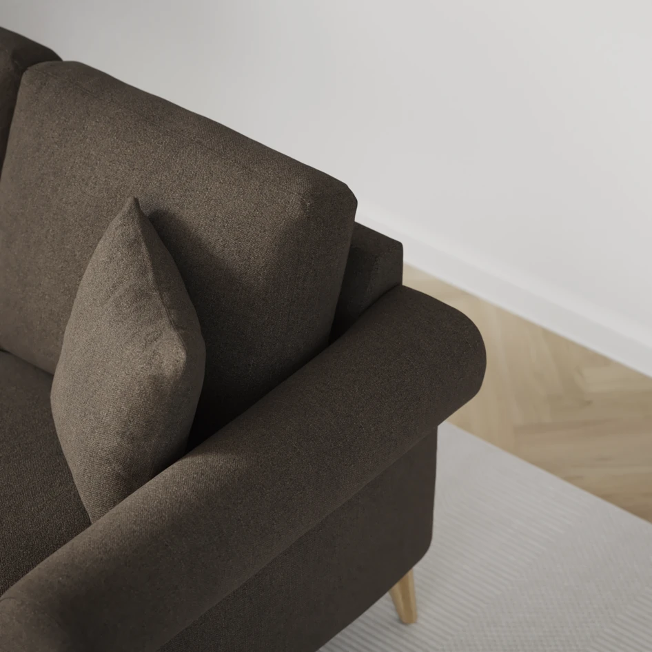 Eden - 2-sits soffa - Brun