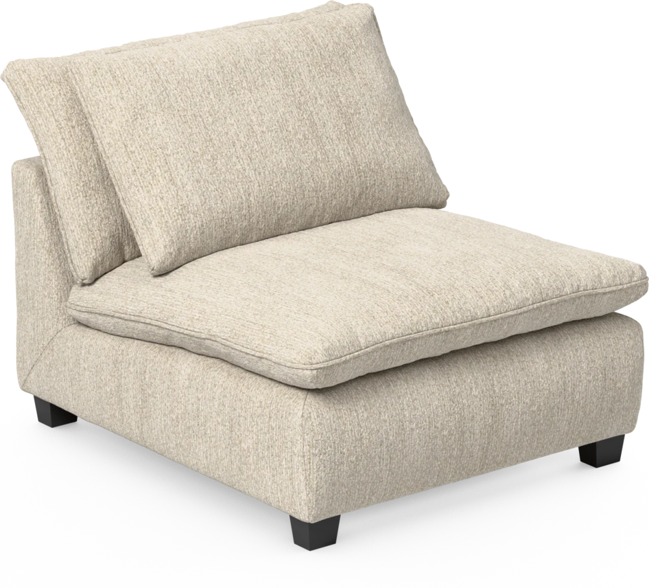 Bellora - 1-sits utan armstöd - Beige