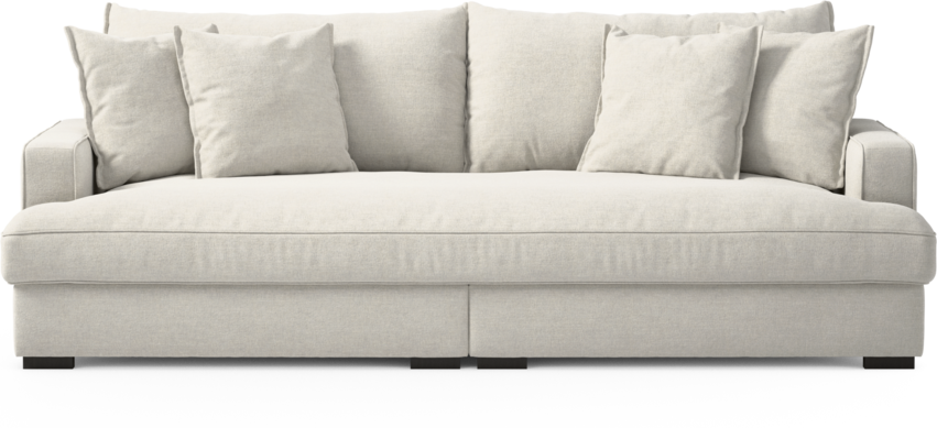 Rossi - 3-sits soffa, hel dyna - Vit