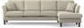 Eden - 3-sits soffa med schäslong - Beige