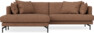 Harper - 4-sits med schäslong XL vänster - Orange