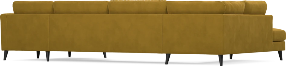 Bridge - 3-sits soffa med divan vänster och schäslong höger - Gul