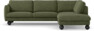 Madison Lux - 3-sits soffa med divan höger - Grön