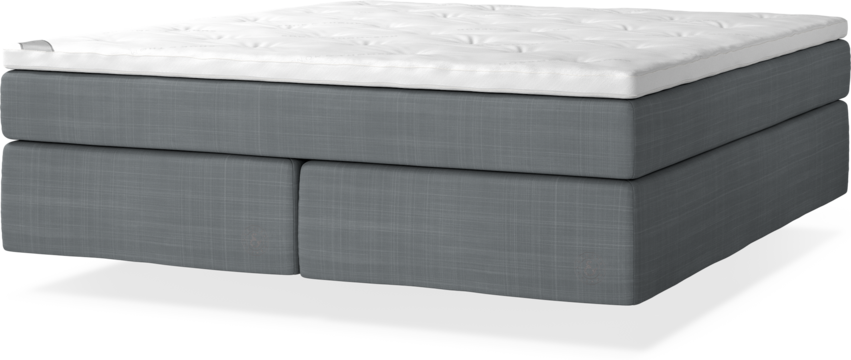 Cape Farewell Comfort - Kontinentalsäng, dubbelsäng med svävande utseende - Grå