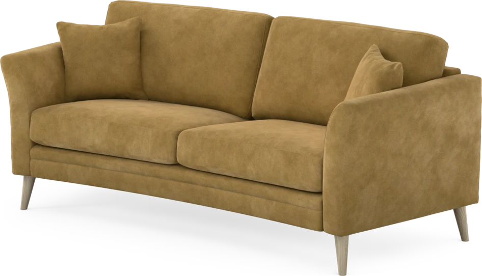Eden - 2,5-sits soffa svängd - Gul