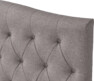 Delux Välvd - Sänggavel, 90-210 cm - Grå