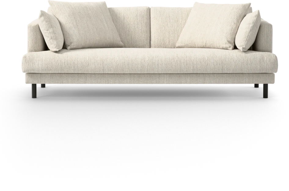 Harper - 3-sits soffa, hel dyna - Vit