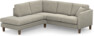 Eden - 2-sits soffa med divan - Brun