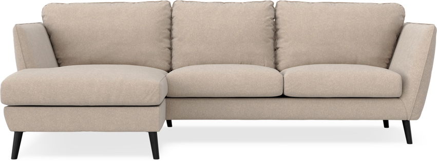 Madison Lux - 2-sits soffa med schäslong vänster - Beige
