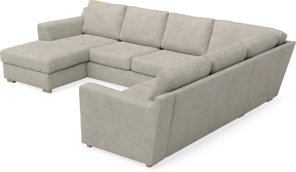 Friday - Hörnsoffa, 3+2-sits med schäslong vänster - Beige